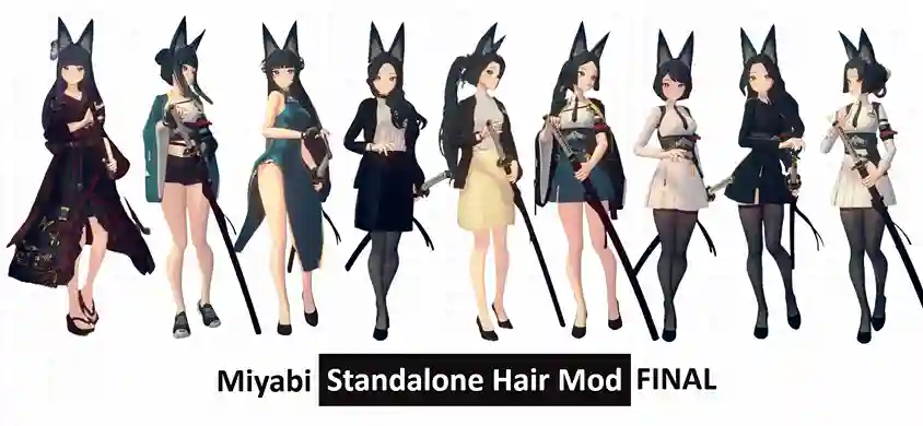Miyabi Hair Mod